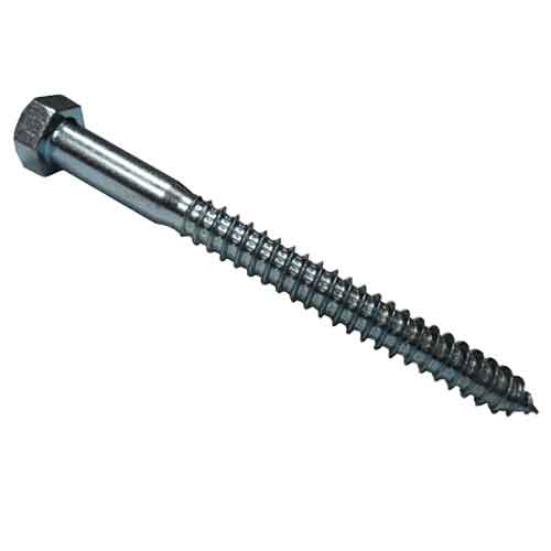 5/8" x 14" Plated Lag Screw