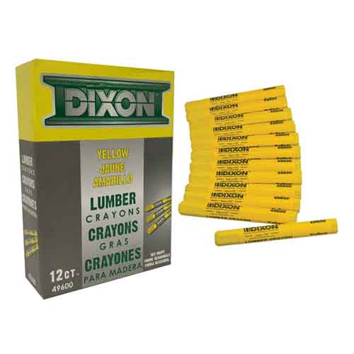 Dixon Yellow Lumber Crayons