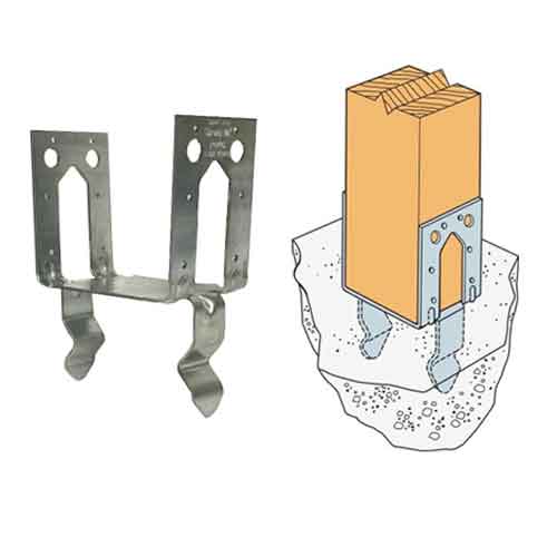 Simpson Strong-Tie PPBF44 - Adjustable Porch Post Base for 4x4