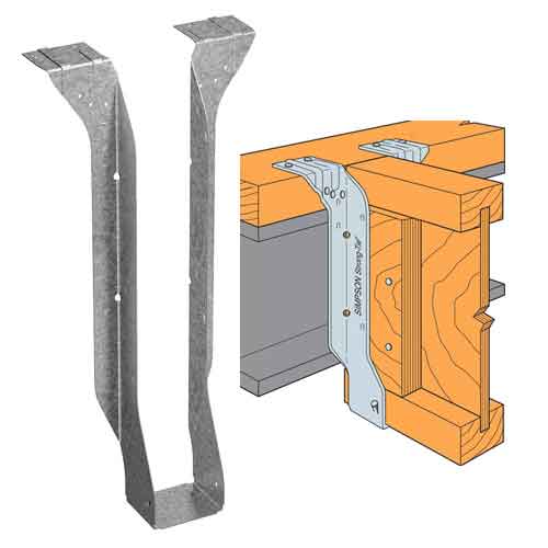 HGUS Galvanized Face-Mount Joist Hanger For 5-1/4 In. X 11-7/8 In.  Engineered Wood