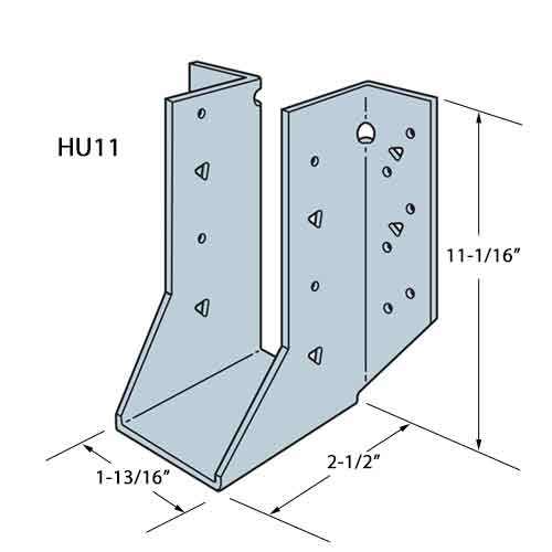11-7/8 (HU11) Simpson Strong-Tie Single Lvl Face Mount Hanger
